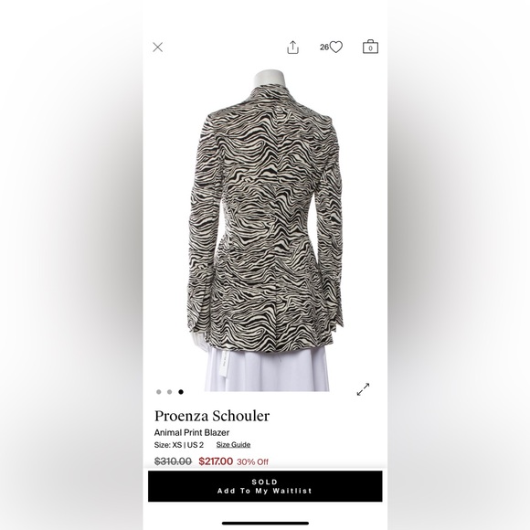 Animal Print Blazer - Picture 2 of 6